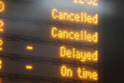 Passengers told to ‘avoid travel’ by train on Monday as storms paralyse networks