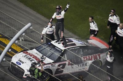 NASCAR rookie Austin Cindric edged Bubba Wallace in outrageously narrow Daytona 500 finish