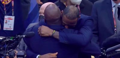 LeBron James and Michael Jordan shared a special moment at the NBA All-Star Game and fans loved it