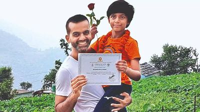 Gujarat boy in Guinness Record as youngest yoga instructor