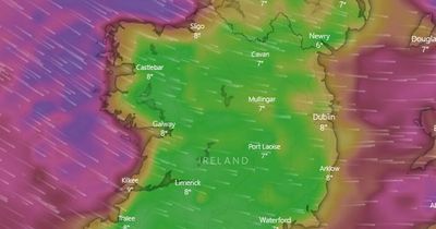 Met Eireann Ireland weather forecast chaotic end to Storm Franklin with snow predicted later in the week