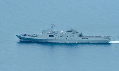 Laser incident involving Chinese warship most serious in growing trend, ADF says