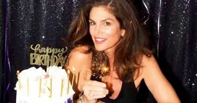 Cindy Crawford says she wishes she'd been kinder to herself as she turns 56