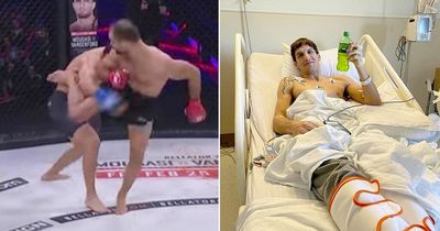 MMA fighter suffers five broken ribs, punctured lung and bruised kidney in 38-second bout