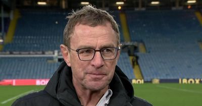 Ralf Rangnick given short shrift by referee in post-match chat over Bruno Fernandes tackle