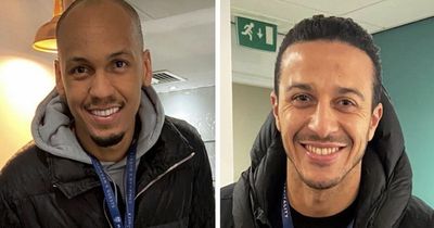 Thiago and Fabinho spotted on Liverpool 'scouting mission' at Premier League ground