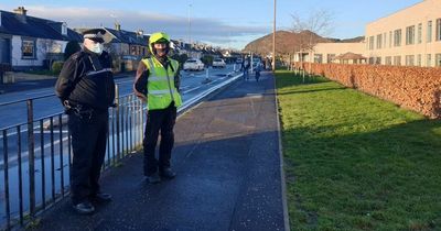 Edinburgh Police report driver outside primary school as they launch crackdown