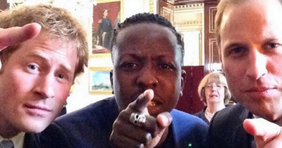 Moment Jamal Edwards got Prince Harry and Prince William to pose for first royal selfie