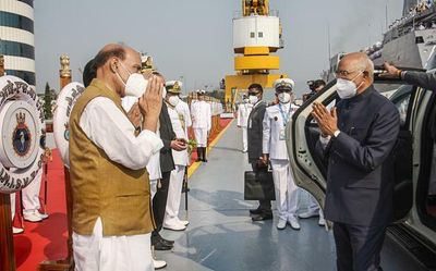 President Ram Nath Kovind expresses satisfaction over combat readiness of Indian Navy