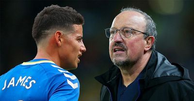 James Rodriguez blasts Rafa Benitez for cutting "spectacular" Everton spell short