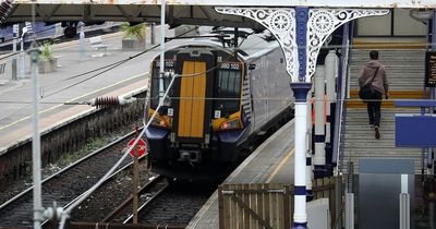 Storm Franklin batters coastal route as Ayrshire rail line shut down