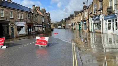 Streets of Matlock ‘a river’ after Storm Franklin flooding