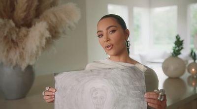 Kim Kardashian reveals North’s ‘emo’ art during house tour