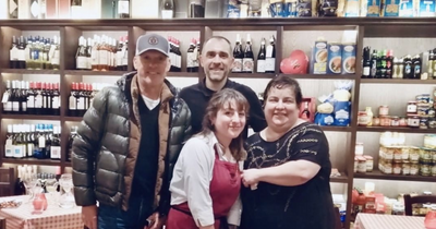 Michael Keaton pops in for dinner at Glasgow favourite Sarti during break from Batgirl filming