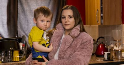 Single mum and son, 2, forced to live in disgusting property infested with rats