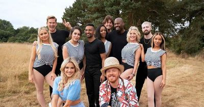 Who is in The Real Dirty Dancing line-up on E4 and who are the presenters?