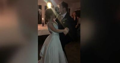 Couple's wedding hits disaster due to storm - but their day ends up even more romantic