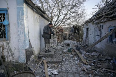 No targets here, Ukraine pensioner laments after shelling hits front-line home
