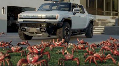 GMC Hummer EV CrabWalk Ad Stars LeBron James And Lots Of Crustaceans