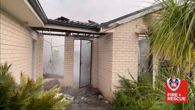 Sydney news: Glenmore Park home destroyed by fire after lightning strike, trains partially back