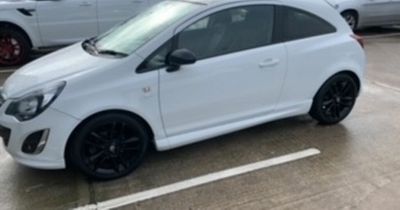 Moped gang deliberately crashed into a car, threatened the driver with a knife and stole his motor