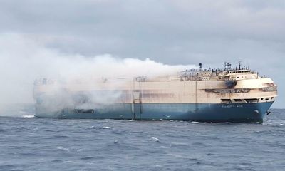 Abandoned burning ship ‘had $400m cargo of luxury cars’
