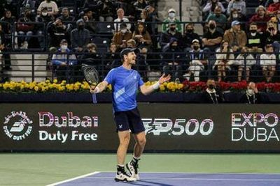 Andy Murray battles through Chris O’Connell test to reach 2nd round of Dubai Tennis Championships