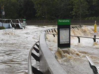 Flash flooding in Sydney after rain deluge