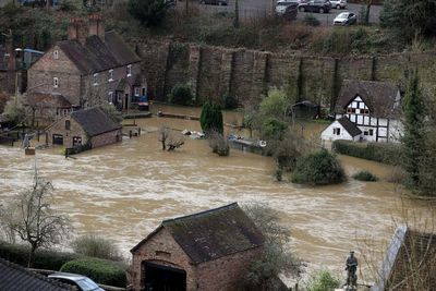 UK weather news - live: River Severn nears record high as homes submerged and dozens more evacuated