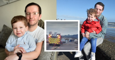 Hero Scots dad saves tot from drowning at beach before getting stuck in ‘sinking sand’