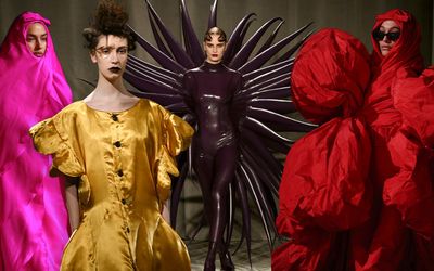 London Fashion Week delivers plenty of latex, tentacles and glamour