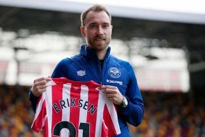 Christian Eriksen set for Brentford debut after notching two assists in friendly draw with Rangers
