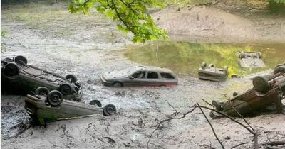 Illegally dumped cars to be removed from Paisley reservoir after five years