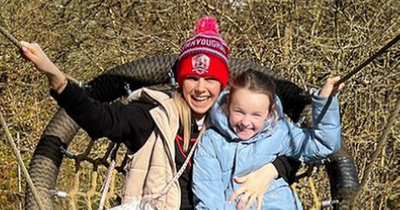 Lynsey Bennett praises German 'efficiency' after 'emotional' weekend with daughter Hailee