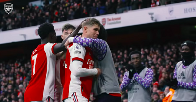 What happened between Eddie Nketiah and Bukayo Saka after Arsenal's 600th Emirates Stadium goal