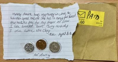 £10,000 raised for young Swindon fan who sent note and 26p to favourite player