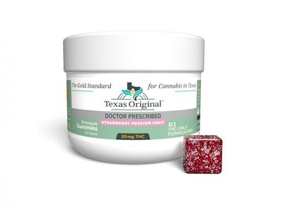 Texas Original's 20 mg THC-Only Gummies Now Available For Qualifying Patients