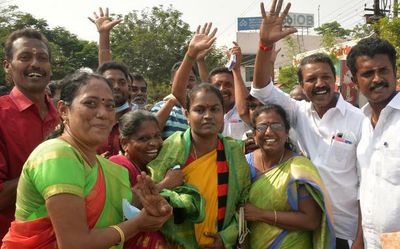 DMK-led front maintains winning streak in central region