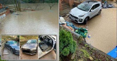 Couple trapped in their home by flood waters have lost three cars over the years