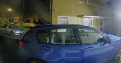 Doorbell camera captures shocking moment earthquake hits West Midlands