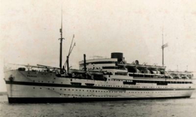 An internee ship and a U-boat captain at sea