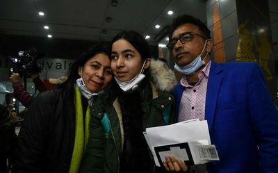 254 back from Kiev on Air India flight