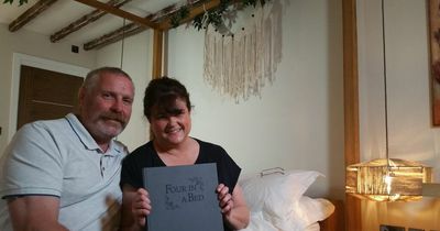 Four in a Bed host drops clanger with a banger - but guests were still impressed