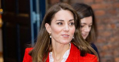 Truth behind Kate Middleton's 'anxious gesture' as she makes solo trip to Denmark