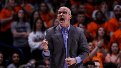 Huskies Coach Dan Hurley Ejected From Game After Pumping Up Home Crowd