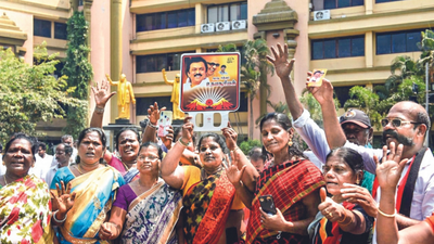 Tamil Nadu local body polls: DMK paints Chennai red-black