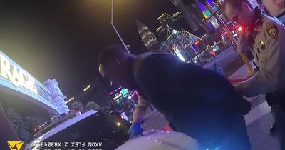 UFC star Jon Jones filmed headbutting police car during arrest in Las Vegas