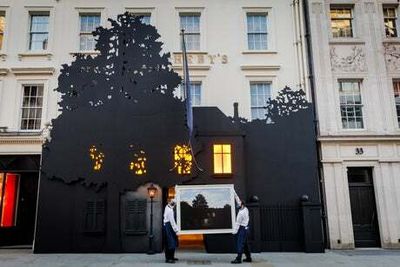 Sotheby’s gets surreal Magritte makeover ahead of multi-million pound sale