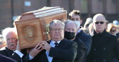RTE's Joe Duffy holds back tears as he says emotional goodbye to mother Mabel in tearjerking speech at funeral