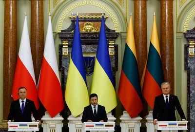 Poland and Lithuania say Ukraine deserves EU candidate status due to 'current security challenges'